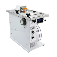 Machine d'étiquetage d'angle multifonctionnelle pour petites entreprises, semi-automatique, étiquette transparente, garantie 1 an