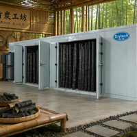 Hete-luchtrecycle bamboe-kool warmtepompdroger met 1200 kg capaciteit, SGS-testrapport