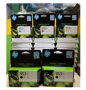 Cartuchos de Tóner H P 953xl Negros, Cian, Amarillo y Magenta en Empaque a Granel para Impresora, Originales y Completos - Product Image 1