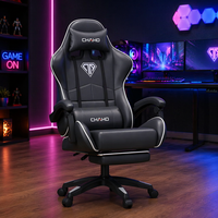 Chaise de bureau pivotante moderne en cuir, réglable en hauteur, extensible, avec fonction massage et refroidissement, confortable pour le gaming – Approvisionnement direct usine