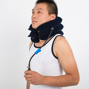 Mezza flanella morbida trazione del collo a pressione d'aria collare cervicale dispositivo di trazione cervicale trazione gonfiabile del collo dell'aria - Product Image 3