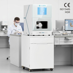 Machine de fraisage dentaire 5 axes Yucera de haute qualité pour le traitement humide et sec des couronnes en céramique - Product Image 1
