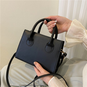 Trendy PU Girl Bag Women's Crossbody Bag New Hand-held Solid Color Women's Bag With Large Capacity Small <b>Square</b> Bag - Product Image 1