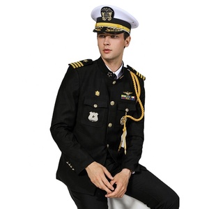 <span class=keywords><strong>Traje</strong></span> de Uniforme de Oficial <span class=keywords><strong>Blanco</strong></span> con Cuello Mao Personalizado, Estilo Estadounidense - Product Image 4