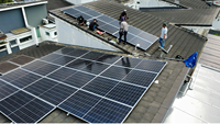 Panel Surya Transparan Solar Ja Solar 550W PERC Monocrystalline Silicon Longhi Qcell Hanwha Garansi 25 Tahun Siap Pakai 1500VDC