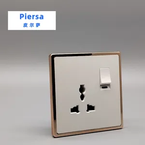 Piersa | E95 series 1 gang switch multi-function socket w/neon house light switch Saudi Arabia