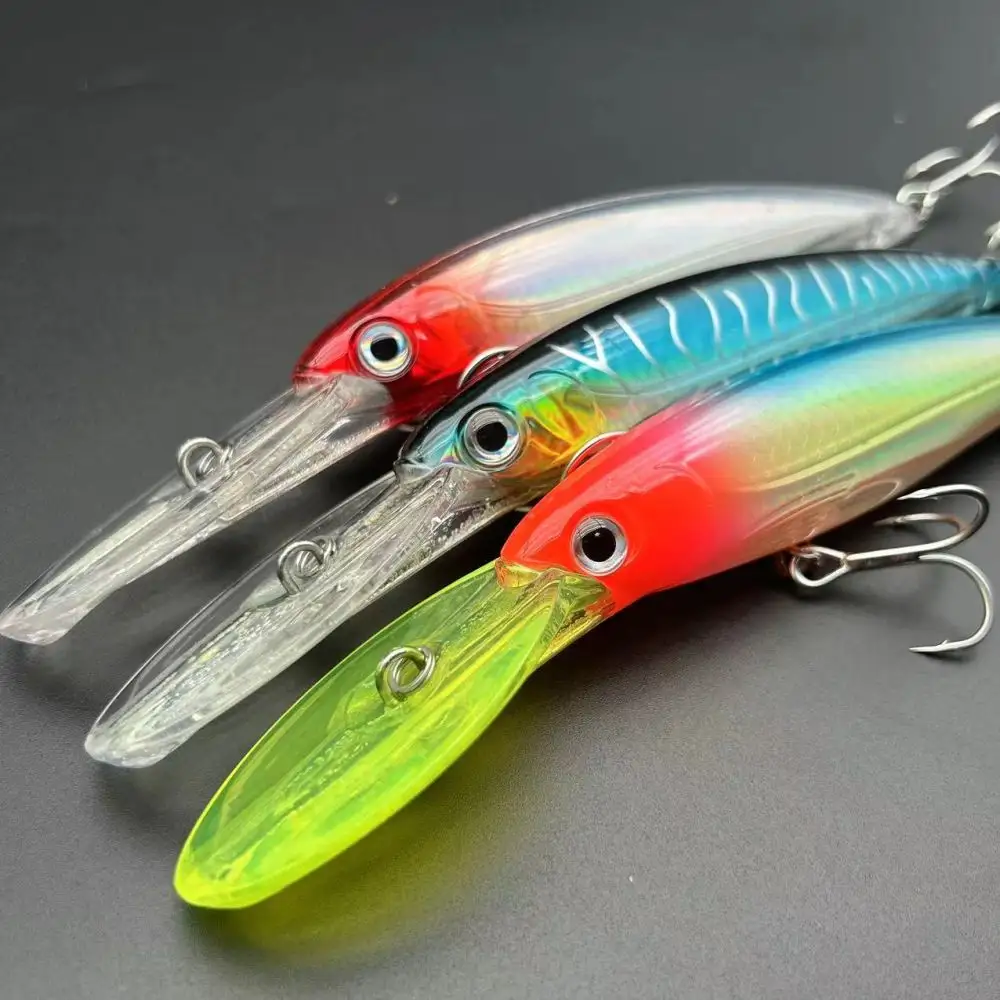 Top Right M131 140mm 47g Trolling Deep Sinking Minnow For Tuna Fishing Jerkbait Pesca Sinking Trolling Hard Bait