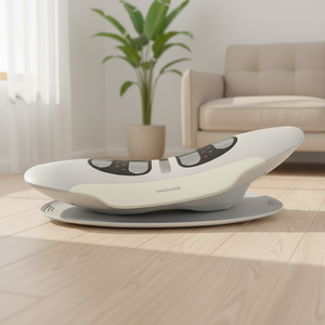 Alat Pijat Lumbal Elektrik dengan Getaran dan Panas Bantal Pijat Punggung Portabel untuk Penggunaan di Rumah - Product Image 2