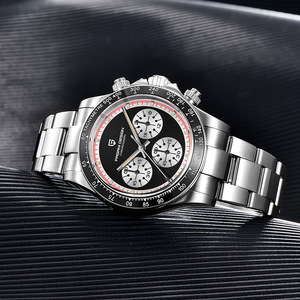 Pagani Design Men's Quartz Watch 40mm Chronograph Stainless Steel Band 100m Waterproof - Product Image 2