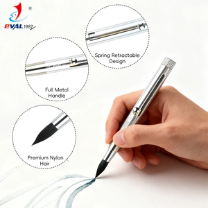 Art Supplies Watercolor <strong>Brushes</strong> Retractable Patent Design <strong>Artist</strong> <strong>Brush</strong> Replaceable Head Round Watercolor <strong>Brush</strong> for <strong>Artists</strong> - Product Image 2