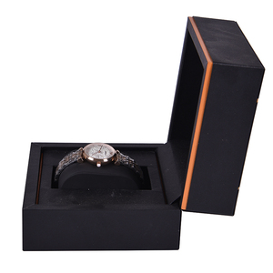 Caja de reloj de lujo hecha a medida, caja de regalo para exhibición, estuche pequeño cuadrado de cuero para relojes. - Product Image 3