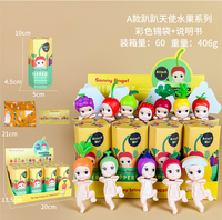 Figurines miniatures en PVC Sonnyy Angels, objets de collection pour la maison, poupées tendance, 12 boîtes mystères, unisexe