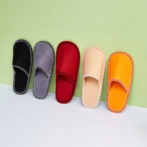 Ucuz otel Spa, seyahat, ev için terlik hissettim - Product Image 2