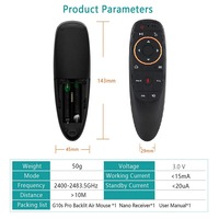 Télécommande vocale Air Mouse 2.4G sans fil avec gyroscope pour H96 MAX X88 PRO HK1 Q5 Android TV Box X96 DQ03 H98 Mini Tv Stick