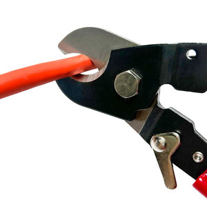 Pince à sertir industrielle robuste en acier inoxydable pour câbles à cliquet, dénudeur de fils de type couteau, outils de coupe-câbles - Product Image 3