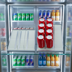 Système de rouleaux anti-rétrécissement par gravité pour un positionnement sécurisé des produits - Product Image 1