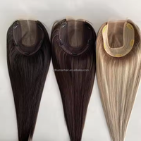 FYX011T - Perruque Européenne 6x6 6x7 6x8 7x8 avec Dentelle et Trame, 18 20, Lisse ou Ondulée, pour Femmes, Solution Cheveux Naturels Contre la Perte de Cheveux
