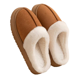 Vendita calda scarpe da casa per interni da uomo facili da indossare soffice stivali da neve con punta in peluche tessuto EVA suola invernale in <span class=keywords><strong>pelliccia</strong></span> calda <span class=keywords><strong>pantofole</strong></span> di cotone - Product Image 1