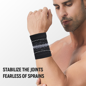 SHIWEI-6157 #   Bracelet de sport en coton hautement élastique, protège-poignets pour femmes et hommes, bracelets de fitness personnalisés - Product Image 3