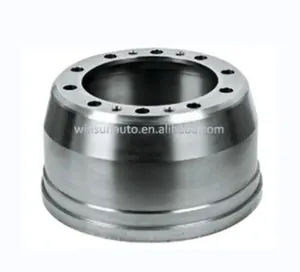 truck parts outside machining with 90 degree groove brake drum 1075306 3171744 21094122 TD0880 for volvo
