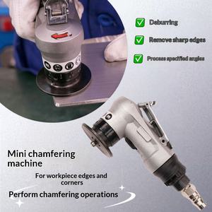 Tragbarer elektrischer Kantenabschräger für Stahl und Edelstahl, Abschrägmaschine zum Entgraten von Metallkanten - Product Image 3