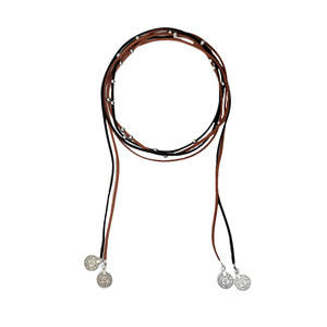 Colar Longo Vintage Multicamadas com Pingente de Contas, Corrente Dourada de Couro de Alta Qualidade, Corrente de Clavícula e Corrente de Cintura para Presente - Product Image 5