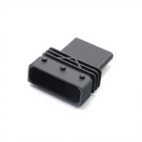 Connecteur de faisceau de câblage automobile en laiton et nylon 12V mâle 6P, adaptateur de prise IP67 pour pédale électronique du gaz