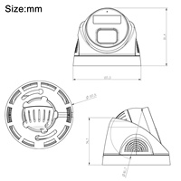 Cámara de Seguridad IP PoE Inteligente OEM de Doble Luz y 5MP, Compatible con Hik, Plug and Play, Visión Nocturna, CCTV, Tipo Domo