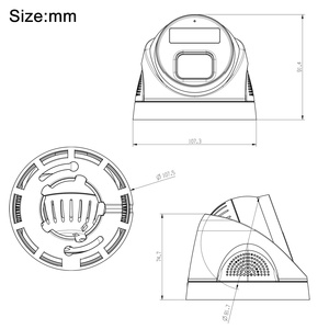 5MP PoE IP Full Color Câmera de Rede Hik Compatível Plug and Play Inteligente Dual Light Night Vision CCTV Segurança Câmera <span class=keywords><strong>Dome</strong></span> - Product Image 6