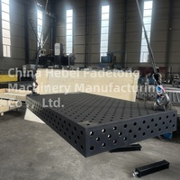 Plateforme de levage hydraulique 3D, poste de travail de soudage adapté aux grandes structures métalliques