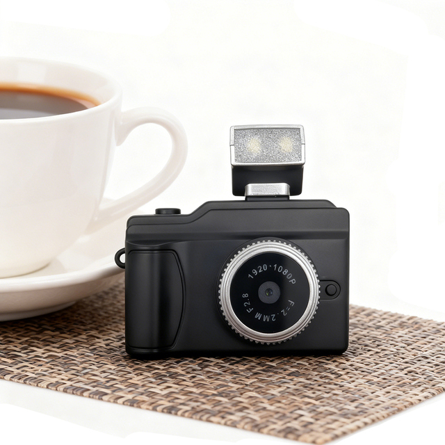 HSK A816 Kids Mini Video Camera HD 1080P CMOS Sensor MicroSD Button 1MP LCD Screen 90 Camera Angle