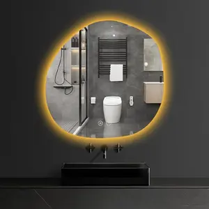 Espejos Creativos de Forma Especial para Baño, Espejos de Baño Led Irregulares, Espejos Decorativos Inteligentes para Hotel, Lavabo - Product Image 3