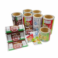 Op maat gedrukte aluminiumfolie gelamineerde plastic filmrol voor huisdierenvoer babyvoeding verpakkingszak OEM flexibele verpakking