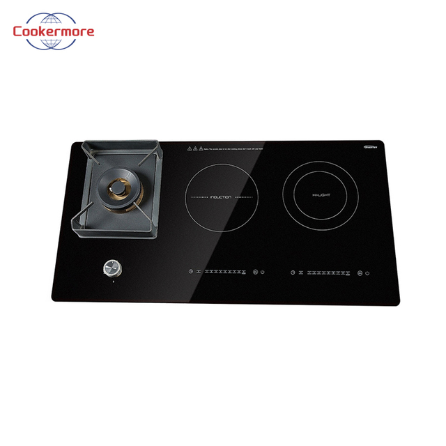 Home Appliance 3 Burner Temperature Control Built-in Induction Cooker