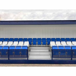 Rental Grandstand 63 Seater Movable Grandstand Container Mobile Portable Grandstand Stadium Seating Bleachers with Roof Canopy - Product Image 6