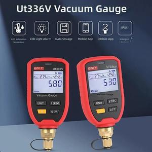 เกจวัดสุญญากาศแบบอนาล็อกไร้สาย UNI-T รุ่น UT336V 1-19000 ไมครอน เครื่องวัดความเย็น เชื่อมต่อแอปมือถือ รองรับการวัดระดับน้ำ ได้รับการรับรองมาตรฐาน CE เครื่องมือ HVAC - Product Image 2