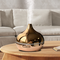 Mini-humidificateur d'air à ultrasons LED pour voiture, Portable, USB, brume fraîche, humidificateur électrique, 12 OEM, aromathérapie, 24 ou 7 couleurs