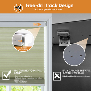 Store cellulaire sans fil occultant sans perçage <span class=keywords><strong>Protection</strong></span> UV stores en nid d'abeille adaptés au salon chambre taille personnalisée - Product Image 5