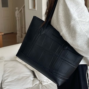 Bolso Tote para Mujer, Gran Capacidad, Color Marrón Suave, Cierre de Cremallera, Uso Diario, Bolso de Hombro para Estudiantes Universitarias - Product Image 4