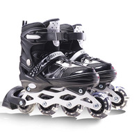 Günstiger Preis Fabrik Direkt verkauf Single Flash ing Rollschuhe Schuhe mit PVC-Rädern Inline-Skates für Outdoor-Sportarten