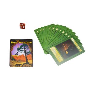 Jeu de cartes Key Hunters sur le thème fantastique, cartes à jouer portables avec dés pour les 14 ans et plus, finition brillante, emballage en boîte en papier - Product Image 3