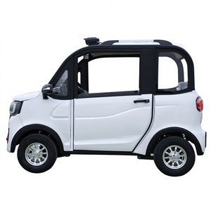 Mini coche eléctrico BRT 2026 rosa con luces de techo y asientos interiores rosas. Nuevo modelo de scooter eléctrico cerrado para personas mayores. - Product Image 2