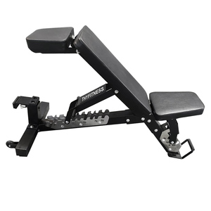 2025 Nieuw Ontwerp Commerciële Metalen Opvouwbare Fitnessbank voor Sit-ups, Verstelbaar in Hoogte (Plat, Schuin, Neerwaarts), met 500 kg Draagvermogen - Product Image 1
