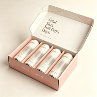 Boîtes d'expédition en carton ondulé rose avec logo et impression UV, faible MOQ, pour vêtements et cadeaux, idéales pour les petites entreprises