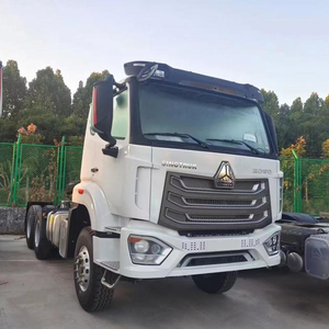 Nouveau modèle Sinotruk Howo 6x4 tracteur tête de camion bas prix Diesel automatique tête de remorque camion Euro 2 émission Weichai gauche - Product Image 4