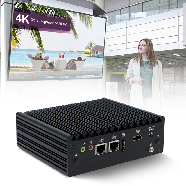Smallest Thin Client N5095 Mini Pc Computing for Digital Signages