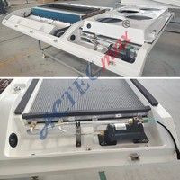 Système de climatisation pour bus de ville 12V 24V, 8,6~10,5M, 26KW, climatiseur de bus monté sur le toit avec compresseur Bock 655K 650CC