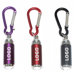 Lampe torche <span class=keywords><strong>LED</strong></span> à 2 modes avec mise au point télescopique, lampe porte-clés en aluminium, <span class=keywords><strong>mini</strong></span> torche portable zoomable pour kits de survie d'urgence - Product Image 1
