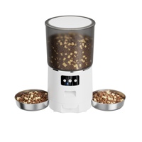 Distributeur automatique de nourriture pour animaux de compagnie avec alimentation par charge et batterie, écran LCD, étanche IPX8, alimentation programmée pour chats et chiens, 1,8 kg, fabriqué en Chine