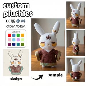 ผู้ผลิตตุ๊กตาขนนุ่มแบบกำหนดเอง MOQ ต่ำ ตุ๊กตาสัตว์น่ารัก ตุ๊กตาชิบิ พิมพ์ลายอุ้งเท้า รายละเอียดผ้าฝ้ายนุ่ม ตุ๊กตาผ้าพลัฌ - Product Image 2